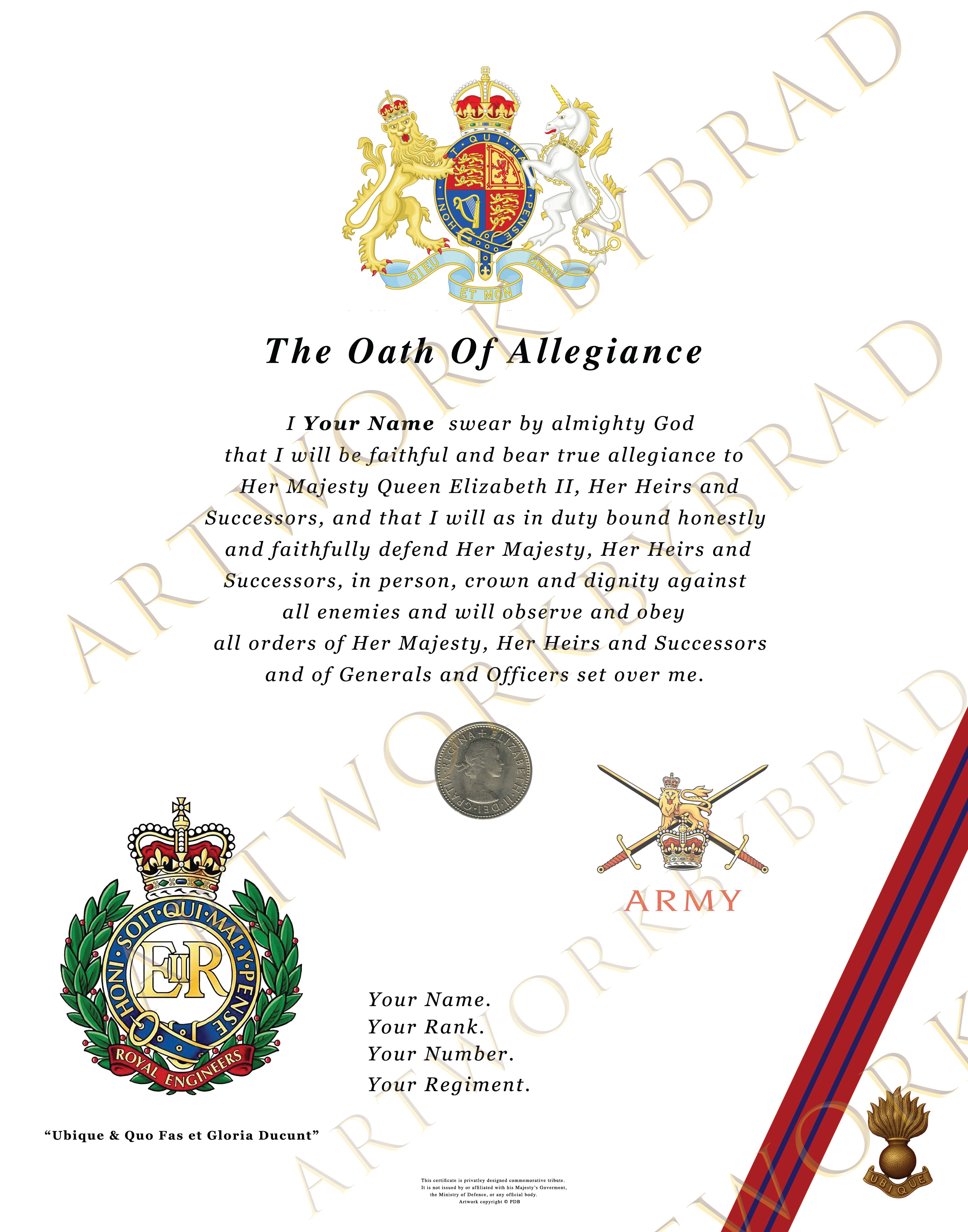 Corps of Royal Engineers.